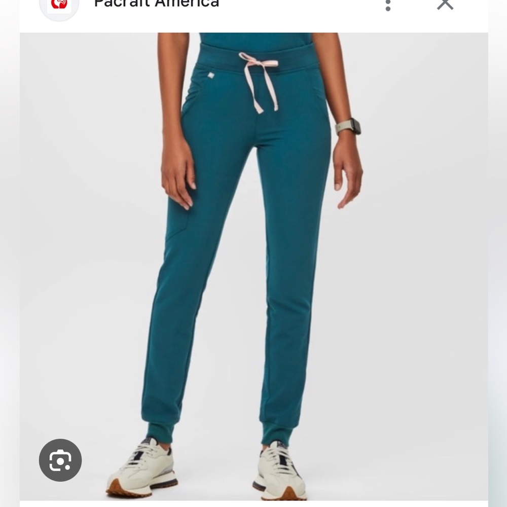 Figs Caribbean Blue Jogger Scrub Pants